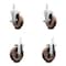 Service Caster 5 Inch High Temp Glass Filled Nylon 7/8 Inch Square Stem Caster Brakes SCC, 2PK SCC-SQ20S514-GFNSHT-TLB-78-2-S-2 - alternate 1